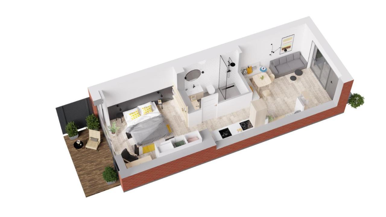 De Ole School In Hohwacht - Ferienwohnung Nr 2 Im Scandi-Look An Der Ostsee Eksteriør bilde